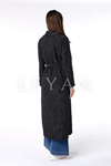 Orhan Store Yanları Zımbalı Simli Kap- LYN03411 Siyah