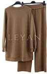 Orhan Store Boncuk İşlemeli Takım- LYN04206 Taba