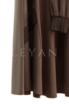 Orhan Store Kuşgözü Detaylı Takım- LYN03930 Kahve