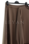 Orhan Store Kuşgözü Detaylı Takım- LYN03930 Kahve