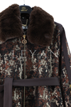 Orhan Store Yakası Kürklü Kap- LYN04356 Kahve