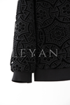Orhan Store Ceketi Güpürlü Takım- LYN04360 Siyah