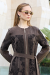 Orhan Store Astarlı Qupra Ferace- LYN04346 Kahve