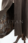 Orhan Store Astarlı Qupra Ferace- LYN04346 Kahve