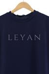 Rayon Detaylı Kolsuz Şifon İçlik- LYN01399  Lacivert