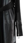 Orhan Store Deri Detaylı Fermuarlı Kap- LYN04365 Siyah