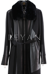 Orhan Store Deri Detaylı Fermuarlı Kap- LYN04365 Siyah