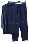 Nuss Balıkçı Yaka Takım- LYN04075 Lacivert