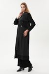 Orhan Store Paraşüt Detaylı Kap- LYN02799 Siyah