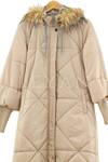 Orhan Store Kolları Ribana Detaylı Şişme Mont- LYN01818 Bej