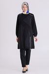 Behrem Tunik- LYN04376 Siyah