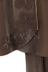 Orhan Store Yelekli Takım- LYN04398 Kahve