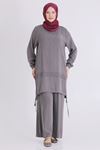 Behrem Büzgülü Takım- LYN04424 Duman Gri