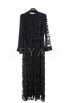 Orhan Store İşlemeli Abaya Takım- LYN04469 Siyah