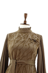 Orhan Store Kolları Detaylı Elbise- LYN04505 Olive