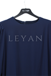 Fuat Gürşen Şifon Bluz- LYN04519 Lacivert