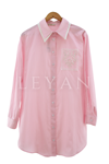 Levidor Cebi İşlemeli Gömlek- LYN04526 Pembe