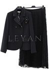 Orhan Store Güpürlü Etekli Takım- LYN04537 Siyah