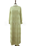 Orhan Store Yakası Taş Detaylı Elbise- LYN04538 Olive