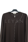 Defrina Zincir Detaylı Bluz- LYN04543 Kahve