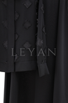 Orhan Store Püskül Detaylı Takım- LYN04547 Siyah
