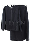 Defrina Fermuarlı Takım- LYN04549 Siyah