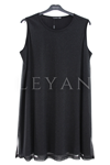 Femina Simli Tüllü İçlik- LYN04555 Siyah
