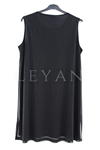 Femina Simli Tüllü İçlik- LYN04555 Siyah