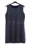 Femina Simli Tüllü İçlik- LYN04555 Lacivert