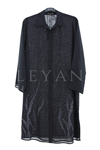 Femina Taşlı Şifon Gömlek- LYN04558 Siyah