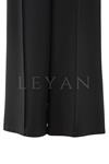 Sentez Florida Nervürlü Pantolon- LYN04586 Siyah
