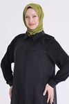 Behrem İşlemeli Tunik- LYN04588 Siyah