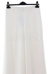 Sentez Geniş Paça Pantolon- LYN03751 Ekru