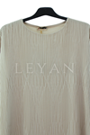 Kollu Kırıştırma İçlik- LYN04620 Bej