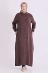 Behrem Çıtçıtlı Kap- LYN04665 Kahve