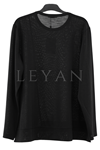 Defrina Taşlı Bluz-LYN04675 Siyah