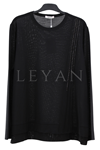 Defrina Taşlı Bluz-LYN04675 Siyah