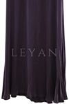 Defrina Basic Qupra Elbise-LYN04681 Mürdüm