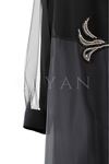 Orhan Store Abaya İkili Takım- LYN03070 Siyah
