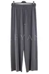 Sentez Doha Yanları Nervürlü Pantolon-LYN04685 Lacivert