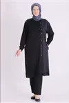 Behrem İpli Tunik-LYN04687 Siyah