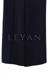 Sentez Arkası Lastikli Pantolon-LYN04694 Lacivert