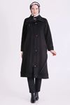 Behrem Nervür Detaylı Süet Kap-LYN04713 Siyah