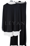 Orhan Store Gömlek Detaylı Takım-LYN04719 Siyah