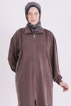 Behrem Nervür Detaylı Takım-LYN04720 Kahve