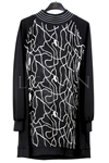 Orhan Store Desenli Tunik-LYN04751 Siyah