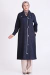 Behrem Brokar Detaylı Kap-LYN04748 Lacivert