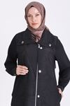 Behrem Brokar Detaylı Kap-LYN04748 Siyah
