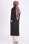 Behrem Brokar Detaylı Kap-LYN04748 Siyah