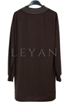 Orhan Store Desenli Tunik-LYN04751 Kahve